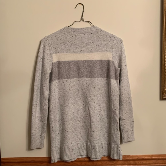 Loft High Neck Gray Sweater - Picture 3 of 3